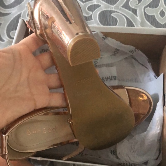 Rose gold chunky heels - Picture 4 of 4